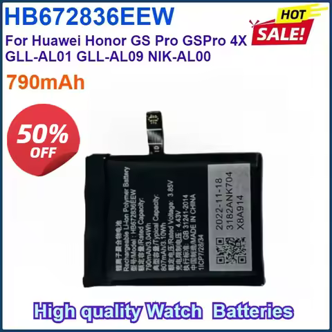 NEW 790mAh HB672836EEW Battery For Huawei Honor GS Pro GSPro 4X GLL-AL01 GLL-AL09 NIK-AL00 ASN-AL10 