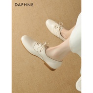 Daphne Leather Flat Shoes - Women's Commuter Loafers