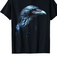 Raven Bird Motif Animal Art Raven T-Shirt