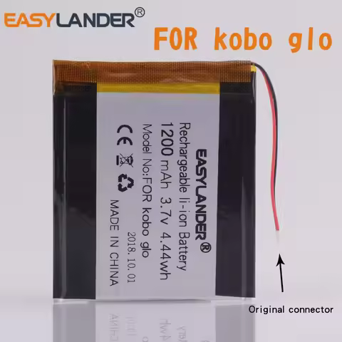 Easylander 3.7V 1200mAh Rechargeable li-Polymer Li-ion Battery For E-book Reader Kobo glo N613 e-ink