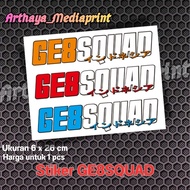HONDA Ge8 squad sticker/sticker jazz ge8HONDA/sticker ge8squad /ge8indonesia
