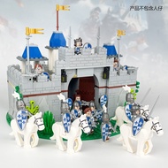 1602D 42162 Medieval Knight Castle Small Particle Assembled Building Block Toy Bag 12.8