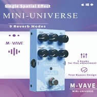 M-VAVE MINI-UNIVERSE Electric Guitar Reverb Effects Pedal True Bypass Digital Reverb Pedal 9 Reverb 