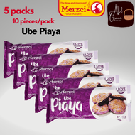 5 PACKS of MERZCI Ube Piaya 10pcs/pack | Pasalubong Treats | Bacolod Pasalubong