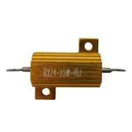 Yellow resistor, gold resistor, RX20/RXG24-25W-1RJ/2RJ/3RJ/3R3J/3R6J/3R9J/4R7J/5R1J/6R2J/7R5J/8R2J/9