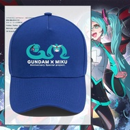 GUNDAM X MIKU Mobile Suit GUNDAM Hatsune Peripheral Hat Two-Dimensional Sunshade Sunscreen #G3. 17d 