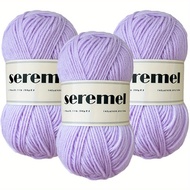 TEMU 3ชิ้นของไหมคอตช์อะคริลิค 150G (426Yds), ไหมนุ่ม 4-PLY, สามารถใช้สำหรับทำไหมคอตช์และทำเสื้อผ้า เ