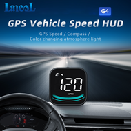 G4 Auto HUD GPS Head Up Display Car Projector Speedometer With Compass Security Alarm Car Electronic