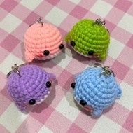 GANTUNGAN [el.crosye] Whale Knitted Keychain | Whale Crochet Keychain | Amigurumi Whale
