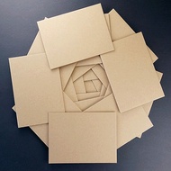Kraft Board 5 Kinds of Thickness A2 A3 A4 a 166.67cm-Inch Thick Kraft Cardboard Handmade Hard Shell 