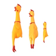 【HATELI】3pcs Pet Toy Dog Toy Can Scream Chicken Scream Chicken Molar Toy Dog Accessories