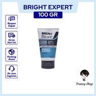 Biore Men's Gentle Facial Foam Bright Expert Men's Facial Wash 100g