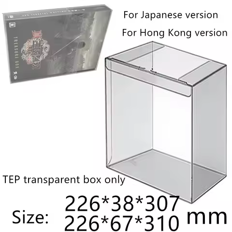 Transparent Box Protector For DYNASTY WARRIORS ORIGINS/PS5 Collect Boxes TEP Storage Game Shell Clea