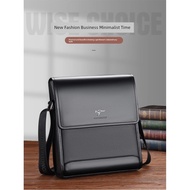 sling bag man beg lelaki Handsome Kangaroo Leather Casual Men's Bag