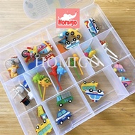 Homigo Bento Picks Storage Box Bento Picks Food Pick Box Bento Accessories 14 Multipurpose Dividers 