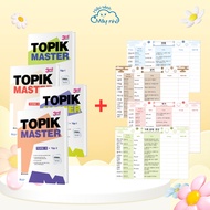 TOPIK MASTER book TOPIK I + TOPIK II practice with standard structural sample test, with detailed tr