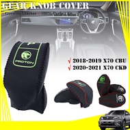 Proton X70 CBU CKD Genuine Leather Gear Shift Knob Handbrake Cover Protector