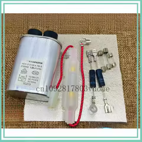 Microwave Oven Parts Universal High Voltage Capacitor Power Supply Fuse High Voltage Diode Mica Shee