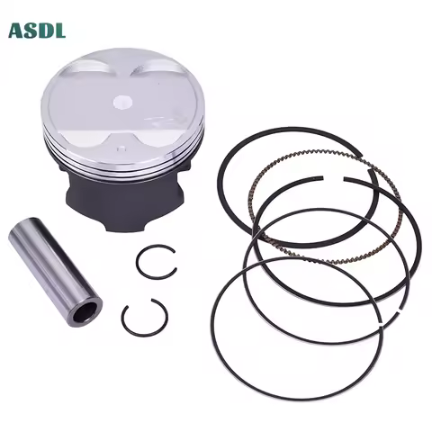 Motorcycle Engine Piston and Rings Set For Suzuki AN400 AN 400 R S Burgma/n 1999-2006 Piston & Rings