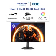 AOC 24G11ZE/71 240hz Monitor | 24G50Z 260hz - Fast IPS 0.5ms - 24 inches, Full HD -