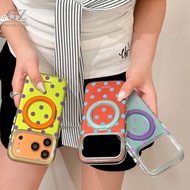 Vitality High-End Contrast Color Polka Dot Bracket Suitable for iPhone 17 16 15 Pro Max i15 i16 17Pr