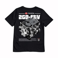 MESIN Limited Karimake T-Shirt Distro Engine 2Gd-Ftv Toyota Kijang Innova Fortuner Hilux