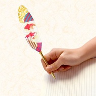 日本Quill Pen 羽毛原子筆 Japan和風祈福系列 J02 羽毛筆 金魚