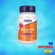 USA Supplements | NOW Foods, Methyl B-12, 1,000 mcg, 100 Lozenges ( Nervous System Health )
