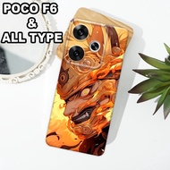G46 - XIAOMI Case Latest F6 5Gpoco 2024 - Flexible rubber material - NARUTO MOTIF - XIAOMI silicone 