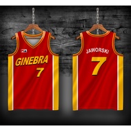 PBA RETRO JERSEY | GINEBRA ROBERT JAWORSKI #7 JERSEY | FULL SUBLIMATION