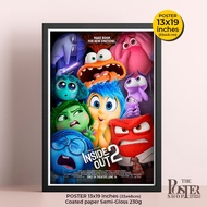 Inside Out 2 Posters Animation Movie Poster Miraculous Mood 2 Pictures Size 13x19 Inches No Frame.
