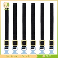 [Ihoce] 6Pcs Luggage Rope Roof Rack Tie Down Strap 1/10 Professional Repair Portable Sturdy for RC C