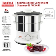 Tefal Convenient Steamer Stainles Steel (VC1451) (food steamer/ pengukus elektrik)