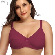 PARIFAIRY plus size bra cup C Underwire bra no foam full cup bra for woman 36C 38C 40C 42C 44C-3979