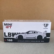 Mini Gt LB-Silhouette Works GT Nissan 35GT-RR White No.168