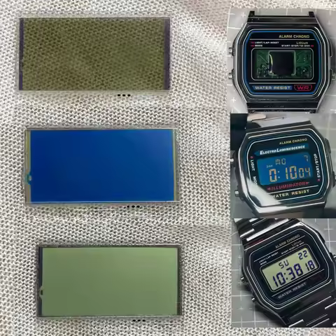 A158 a168 A159 F105 F91w Modified STN LCD Screen Positive/Negative Mode LCD Display for Casio F-91W 