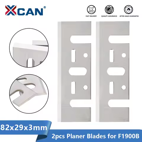 XCAN Electric Planer Blades for F1900B 2pcs 80x29x3mm Planer Knife Blades Woodworking Tools Power To