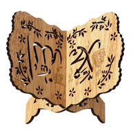 Kuran Koran Holy Book Stand Holder Wooden Eid Al-Fitr Shelf for Islamic Books and Bible Reading Isla