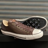 <สินค้าของแท้อย่างเป็นทางการ>Converse 1970s Chuck Taylor All Star วัสดุหนัง Mens and womens running 