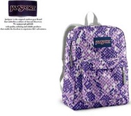 【BLUE包包館】JANSPORT 後背包 SUPER BREAK JS-43501 紫色蛇紋 結束代理 出清特價