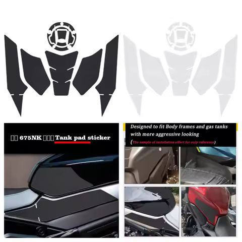 New for CFMOTO 675NK NK675 675 NK CF675 2025 + Motorcycle Fuel Tank Anti-Slip Pad, Side Knee Protect