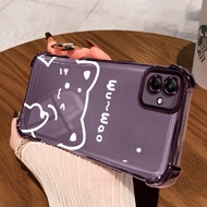 Casing HP For Samsung Galaxy A04 M04 F04 A04E Case Casing Protective Silicone Softcase Cute Bear Cas