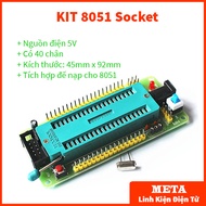 Kit 8051 40-Pin Expansion Socket - Integrated 89S52 Chip Loader