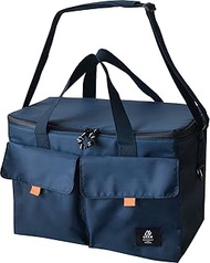 Gendai Hyakka GRAM A502NV Cooler Bag, Navy, Size: W 14.6 x D 7.5 x H 10.2 inches (370 x 190 x 260 mm