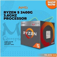 AMD Ryzen 5 2400G with Radeon RX Vega 11 Graphics 3.6GHz Up To 3.9GHz 4MB AM4 VR Ready CPU Processor