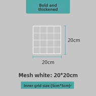 MENGMIAN | White Grid Wall Shelf Organizer
