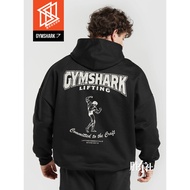 GYMSHARK Men's Fitness Sports Pullover Hooded Casual Sweater Loose