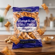 TRADER JOE'S PEANUT BUTTER FILLED PRETZEL NUGGETS CRUNCHY SNACK 454g
