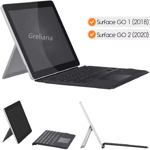 Type Cover for Microsoft Surface GO 10,Ultra-Slim Portable Wireless Bluetooth Keyboard+Touchpad for 