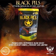 Jamu Dongkrak Birahi Ayam Jantan BLACK PILS Doping pemacu birahi agar ayam jantan rajin Kawin
